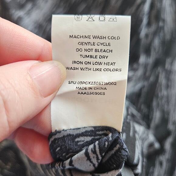 Bloomchic Pull On Pants Black Gray Plus Size 22 24 Neutral Casual Office - Picture 8 of 8